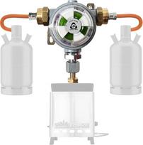 "Bio Green" dviejų balionų sistema "Multimatic", skirta automatiškai perjungti 2 dujų balionus, iki 50mbar, 3, 5, 11 kg balionams