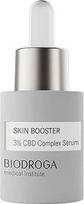 "Biodroga Skin Booster" 3 % CBD komplekso serumas 15 ml - atkuriamasis ir regeneruojamasis veido serumas