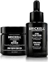 "Brickell" kaklo patempimo rinkinys vyrams, natūralus ir ekologiškas, kaklo kremas odai stangrinti ir stangrinti ir retinolio serumas, odos priežiūros dovanų rinkinys vyrams