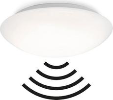 "Briloner Leuchten" - LED lubinis šviestuvas su judesio jutikliu / lubinis šviestuvas su dienos šviesos jutikliu (reguliuojamas pasirinktinai), 15 W, 1500 liumenų, 29 cm skersmens