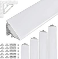 "Brollux Professional LED Profile V24 Corner Profile 45° Aluminium Strip Light
