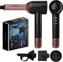 "Cecotec DryGlam Waves Black Plasma Technology" plaukų džiovintuvas 1600 W, 110000 aps/min, bešepetėlinis variklis, Coanda efekto galvutės, skaitmeninis ekranas, išmanioji šilumos kontrolė, atminties funkcija