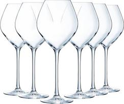 "Chef & Sommelier Cheer Up" - baltojo vyno taurės 35 cl - 6 taurių rinkinys - pagamintos iš "Krysta Crystal" stiklo - idealiai tinka baltajam vynui - blizgesys, skaidrumas ir didelis atsparumas