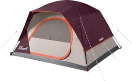 "Coleman Skydome" palapinė su 5 minučių montavimo funkcija, 2/4/6/8 asmenų palapinė, atspari oro sąlygoms, su lietaus dangčiu ir krepšiu, 20 % daugiau vietos virš galvos nei įprastos palapinės