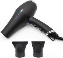 "Corioliss Flow Power" profesionalus jonų plaukų džiovintuvas Black Chrome 2200W | 3 temperatūros nustatymai ir 2 greičiai