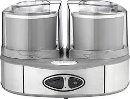 "Cuisinart ICE40BCE" ledų gaminimo aparatas "Duo Cream" 2x 1 l