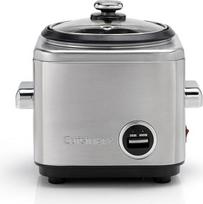 "Cuisinart" ryžių viryklė 400 g puodelis, ryžių ir grūdų keptuvė, garinanti ir palaikanti šiltą, ištraukiamas laidas, nerūdijančio plieno garų puodas, be BPA, matavimo puodelis ir ryžių šaukštas, pridedama receptų knyga