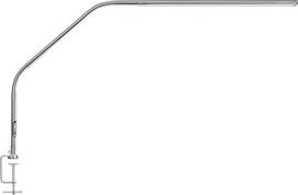 "Daylight Slimline" 4 LED stalinė lempa - 6000K, 3200 liuksų, 4 ryškumo lygiai, USB-C įkrovimo prievadas, nuo atspindžių apsaugantis difuzorius, reguliuojama stalinė lempa menui, amatams, šlifuotas plienas
