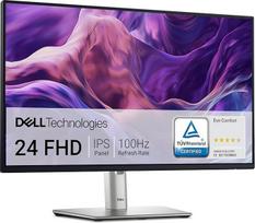 "Dell P2425H" 24 colių "Full HD" (1920 x 1080) monitorius, 100 Hz, IPS, 5 ms, 99 % sRGB, USB-C, "DisplayPort", HDMI, VGA, 4X USB, juodas