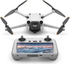 "DJI Mini 3 Pro" su "DJI Smart Control" - lengvas ir sulankstomas kameros dronas su 4K/60 kadrų per sekundę vaizdo įrašais, 48 MP nuotraukomis, 34 minučių skrydžio trukme, kliūčių vengimu 3 kryptimis