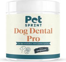 "Dog Dental PRO" maisto papildas šuns dantims valyti su dumbliais Ascophyllum Nodosum, pipirmėtėmis ir spirulina, gaivus šuns burnos kvapas ir sveikos dantenos
