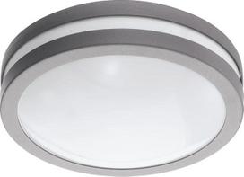 "EGLO Smart Home Locana-C" LED lubų šviestuvas Lauko lubų šviestuvas Pritemdomas Galvanizuotas plienas Sidabrinė plastikinė balta Šilta balta IP44