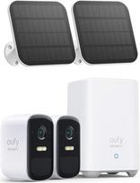 "eufy Security" "eufyCam 2C Pro" 2 kamerų rinkinys, 2K raiškos lauko saulės stebėjimo kamera, suderinama su "HomeKit", atspari IP67 oro sąlygoms, spalvotas naktinis matymas, be abonentinio mokesčio