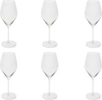 "Excelsa Asti" 6 skaidrių rankomis pūstų vyno taurių rinkinys, 16 oz.