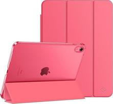"Fintie" dėklas "iPad 11th Generation 2025" 11 colių (A16), "iPad 10th Generation 10.9 Inch 2022" - itin plonas apsauginis dėklas su skaidriu galiniu dangteliu, automatinio užmigimo / pabudimo funkcija, rožinės spalvos