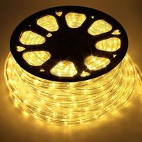 "Forever Speed" 50 m LED šviesos vamzdis lauke, vandeniui atsparus LED vamzdis lauke, dekoravimo ir apšvietimo virvės šviesos Helovinui, sodui, Kalėdoms, vestuvėms, vakarėliui, šiltai baltos spalvos