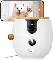"Furbo Mini 360º" kamera gyvūnams augintiniams: Išmanioji vidaus kamera su dvipusiu garsiakalbiu ir naktiniu matymu (prenumerata nereikalinga).