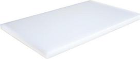 "Gastro" plastikinė PP pjaustymo lenta - higieniška profesionali įvairių spalvų ir dydžių pjaustymo lenta (500 x 300 x 20 mm ir 600 x 400 x 20 mm) HACCP pjaustymo lenta Virtuvės lenta (balta, 600 x 400)