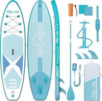 "Glymnis SUP Board Stand Up Paddling Board" pripučiamų irklenčių rinkinys 10 pėdų 6 colių 320 x 81 x 15 cm 6 colių storio su aliumininiu irklu, oro pompa ir visais priedais