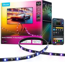 "Govee" TV LED foninis apšvietimas, skirtas 32-70 colių televizoriams, RGBWIC 4,4 m juostos. 210+ scenų, įjungta matrica, muzikos sinchronizavimas, programėlių valdymas, "Alexa". Lengvas montavimas "pasidaryk pats