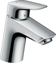 "hansgrohe Logis" čiaupas (su 70 mm aukščio snapeliu ir stumdomu nuleidimo įtaisu) Chromas
