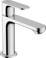 "hansgrohe Rebris S" praustuvo čiaupas su snapeliu, aukštis 110 mm, vonios kambario čiaupas, vandenį taupanti įranga, taupantis energiją, chromas