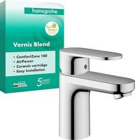 "hansgrohe Vernis Blend" praustuvas, maišytuvas su snapeliu 100 mm aukščio, vandenį taupanti armatūra. Chromas