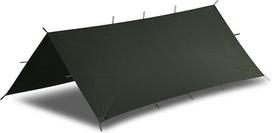 "Helikon-Tex SuperTarp Small" - Poliesterio ripstop tentas - Alyvuogių žalia - Lauko bušido medžioklė, medžioklė, išgyvenimas