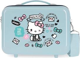 "Hello Kitty You are Cute" pritaikomas grožio dėklas mėlynas 29x21x15 cm ABS