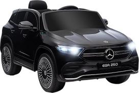 "HOMCOM" vaikiškas elektrinis automobilis "Mercedes-Benz EQA" 12 V elektrinis vaikiškas automobilis su 2,4 GHz nuotolinio valdymo pulteliu, elektrinė transporto priemonė su dvigubu varikliu, MP3, priekiniais žibintais, 3-8 km/h vaikiška transporto priemon