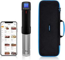 "Inkbird Wlan Sous Vide Stick" + apsauginis EVA dėklas, "Sous Vide Garer" "Wi-Fi" valdymas, tikslus temperatūros nustatymas nuo 25 °C iki 99 °C, tobulo gaminimo laikmatis
