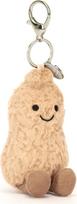 "Jellycat Amuseables" - žemės riešutų maišelis Abalorio 4,5" pliušinis raktų pakabukas maistui Puiki dovanų idėja Žemės riešutai
