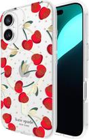 "Kate Spade New York iPhone 16" dėklas - suderinamas su "MagSafe" - Dizainerinis telefono dėklas - "Cherry Dot Gems