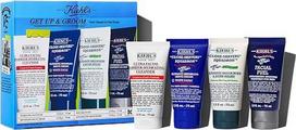 "Kiehl's" vyrų priežiūros rinkinys, kelioninis rinkinys ir dovana vyrams, 4 etapų priežiūros rutina valymui, skutimuisi ir drėkinimui, įskaitant valiklį, skutimosi kremą, kremą po skutimosi ir veido kremą, po 75 ml
