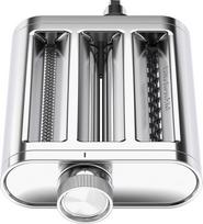 "KitchenAid" metalinis makaronų priedas "3 viename" 5KSM3MPA, makaronų volelis, pjaustytuvas, įskaitant makaronų volelį, spagečių pjaustytuvą ir fettuccine pjaustytuvą, nerūdijančio plieno priedas "KitchenAid" maišytuvui