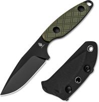 "Kizer Muskrat" peilis su fiksuotu ašmeniu, 8 cm D2 kaklo peilis su argyle raštu ir G10 rankena Fiksuotas EDC peilis vyrams moterims, lauko medžioklei, žygiams, išgyvenimui, stovyklavimui 1064A1
