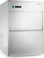 "Klarstein Powericer" profesionalus ledo kubelių gaminimo įrenginys, ledo gaminimo įrenginys, LED, be skonio, labai tylus, nerūdijantis plienas, 10 kg laikymo skyrius, 260 W, 50 kg/24 val., sidabrinės spalvos