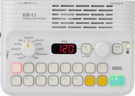 "Korg KR-11" kompaktiškas ritmo dėžutės būgnų automatas