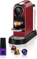 "Krups Nespresso XN7415 New CitiZ" kavos kapsulių aparatas (1260 vatų, 19 barų siurblio slėgis, vandens bako talpa: 1 litras) raudonas (ispanų kalba)