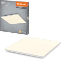 "LEDVANCE Planon Planon" baltos spalvos berėmis lubų šviestuvas su pažangia LED technologija, 40 W, kvadrato formos (600 x 600 mm), šiltai balta 3000K šviesos spalva, aliuminio korpusas, matinis PMMA difuzorius