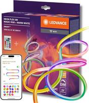 "LEDVANCE SMART WIFI NEON FLEX" spalvota/balta LED juosta, skirta naudoti lauke, su "WiFi" technologija ir vienodu šviesos pasiskirstymu; MGC TW RC; nedeganti; balta; silikoninė; 5 m; lemputė nekeičiama