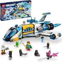"Lego DREAMZzz 71460 Mr. Oz's Spaceship" konstravimo rinkinys, erdvėlaivių žaislas vaikams, erdvėlaivių mokyklinis autobusas, unikali kelionių į kosmosą dovana 9+ metų vaikams