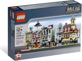 "Lego VIP 10230" miniatiūrinių modulių rinkinys, pirmųjų 5 modulių rinkinių (kavinės, turgaus, daržovių parduotuvės, gaisrinės ir viešbučio) mini versijos