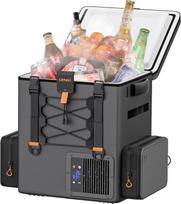"LiTHELi FrozenPack Cool Box" elektrinis nešiojamas 20L automobilinis šaldytuvas, 12/24V DC 100-240V AC kuprinės šaldytuvas, skirtas stovyklavimui, kelionėms, nameliams ant ratų, 15 minučių greitas atvėsinimas, be akumuliatoriaus
