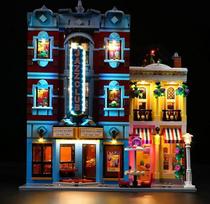 "LocoLee" LED žibintų rinkinys, suderinamas su LEGO "Jazz Club", LED apšvietimo rinkinys, suderinamas su LEGO 10312 "Jazz Club" - tik žibintų rinkinys, ne modelis (standartinė versija)