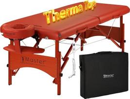 "Master Massage Fairlane" 71 cm "Therma Top" masažo stalas sulankstomas mobilus šildomas terapijos gultas gydymo gultas itin lengvas
