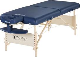 "Master Massage" 76 cm "Coronado" mobilus sulankstomas masažo stalas Terapijos lova Masažo suoliukas Kosmetikos gultas Nešiojamas grožio gultas Karališka mėlyna