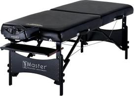 "Master Massage" 76 cm "Galaxy" mobilus masažo stalas Sulankstomas masažo gultas Masažo suoliukas Grožio lova juoda