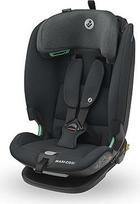 "Maxi-Cosi Titan Plus i-Size" vaikiška automobilinė kėdutė - 15 mėn. - 12 metų (76-150 cm), "G-Cell" apsauga nuo šoninio smūgio - 4 atsilenkimo padėtys - minkštos putų pagalvėlės galvos atloše - autentiška grafito spalva