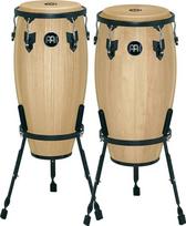 "Meinl Percussion Headliner Conga" būgnų rinkinys - 11 ir 12 colių rankinių būgnų rinkinys su buivolo kailiu - Siamo ąžuolas, natūralus (HC512NT)